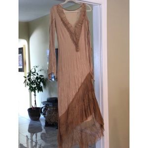 Super sexy and classy nude dress